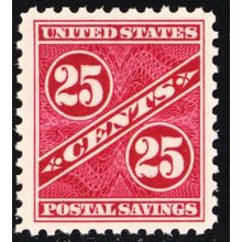 PS8, Mint NH VF 25¢ Postal Savings Stamp .. Stuart Katz