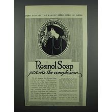 1914 Resinol Soap Ad - Protects the Complexion