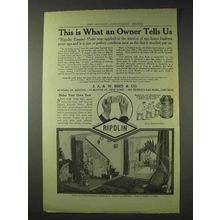 1914 Ripolin Enamel Paint Ad - What Owner Tells Us