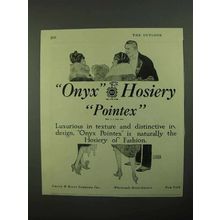1922 Onyx Pointex Hosiery Ad