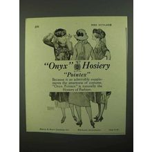 1922 Onyx Pointex Hosiery Ad - NICE!