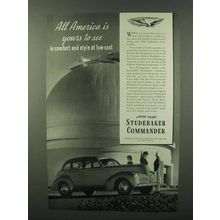1940 Studebaker Commander Car Ad - Palomar Observatory
