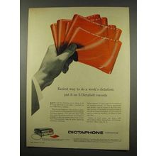 1956 Dictaphone Time-Master Dictating Machine Ad - Easiest Way