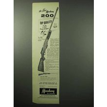 1956 Mossberg 200K Shotgun Ad - Top Quality