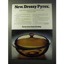 1977 Corning Pyrex Fireside Collection Ad - Dressy