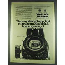 1978 Wallace Heaton Hasselblad 500CM Camera Ad