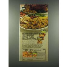 1985 Rice-A-Roni Stuffing Ad - Our Flavors Beat