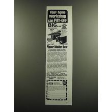 1986 Foley Belsaw Planer-Molder-Saw Ad - Your home workshop can pay-off