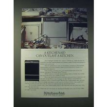 1989 KitchenAid Dishwashers Ad - A KitchenAid can outlast a kitchen