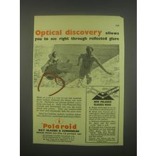 1949 Polaroid Day Glasses & Sunshields Ad - Optical discovery allows you to see