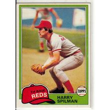 1981 Topps baseball card 94 Harry Spilman - Reds