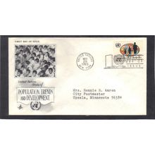 FDC Art Craft 153 11c Population (Cachet-Typed/A) CV41530