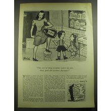1946 Macy's Department Store Ad - This sort of thing certainly makes me miss