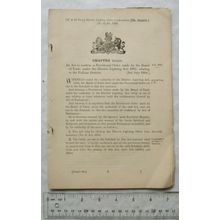 1884 Act of Parliament: Fulham Electric Lighting