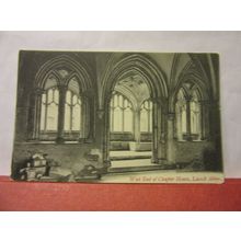 CHAPTER HOUSE, LACOCK ABBEY, CHIPPENHAM, WILTSHIRE. unused postcard E C Hunt =