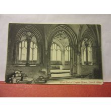 CHAPTER HOUSE, LACOCK ABBEY, CHIPPENHAM, WILTSHIRE. unused postcard E C Hunt #