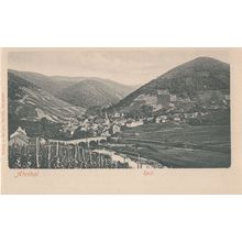 Bad Neuenaht Aerial German Old Rare PB Rhine Postcard