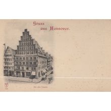 Gruss Aus Hannover Die Alte Canzlei German Old Rare Postcard