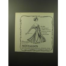 1960 Doop's and Montaldo's Dress by Modern Couture Ad - Silk Chiffon drifts