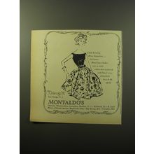 1960 Doop's and Montaldo's Dress by Cameo Ad - Little Evening Dress Sensation