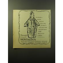 1960 Doop's and Montaldo's Coat by Modelia Ad - Very Parisian