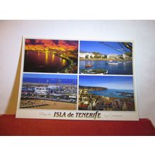 multiview, PLAYA DE LOS CRISTIANOS, TENERIFE, SPAIN used postcard dated 2004 =