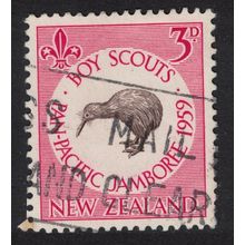 New Zealand Kiwi Bird Pan-Pacific Scout Jamboree Auckland 1959 Canc SG#771