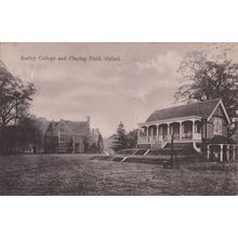 Radley College Cricket Hut Pavillion Oxford Antique Postcard