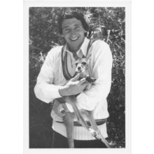 DW Randall Nottinghamshire England Cricketer Real Photo Postcard