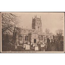 Church from South-West, Fairford, Gloucestershire, c.1920s - OG Farmer Postcard