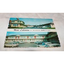 MOTEL L'ABITATION FRENCH CANADIAN VINTAGE EARLY 60'S-70'SPOST CARD