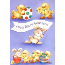 Happy Easter Grandson - Easter Greeting Card - 27476