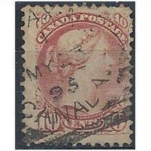 Canada 1889 10c Salmon Pink SG109 Fine Used