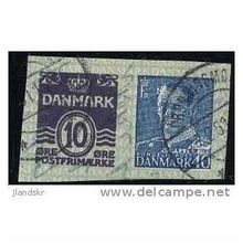 1945 cut out from airmail letter - fine used (o)