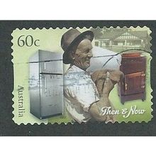 AUS 2012 60c (S/A) 'THEN AND NOW - REFRIDGERATOR' FINE USED (EBID36-783)