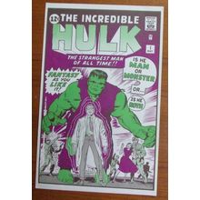 FOOM POSTER ' THE INCREDIBLE HULK ' 1970's