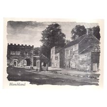 BLANCHLAND unused postcard painted by E L Forrest #