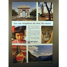 1965 Bell Telephone Ad - All Over the World