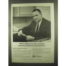 1965 Bell Telephone Ad - Answering Inquiries