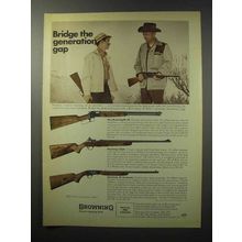 1970 Browning BL-22; T-Bolt; .22 Automatic Rifle Ad - Generation Gap