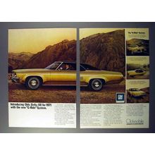 1971 Oldsmobile Delta 88 Car Ad - New G-Ride System!