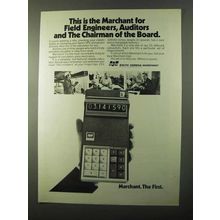 1971 SCM Marchant I Caclulator Ad - Auditors