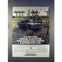 1972 American Motors Hornet Car Ad - Guarantee!