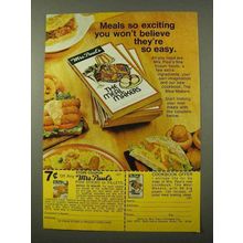 1972 Mrs. Paul's Fish Sticks or Fillets Ad - Exciting