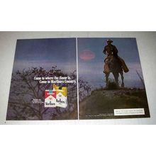 1976 Marlboro Cigarette Ad - Marlboro Man