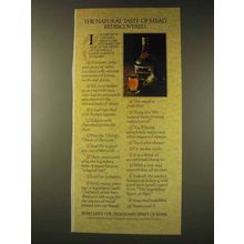 1976 Irish Mist Ad - Natural Taste of Mead Rediscovered