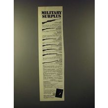 1980 Navy Arms Ad - Standard 98K Mauser, Brazilian Model 1894, Johnson Rifle