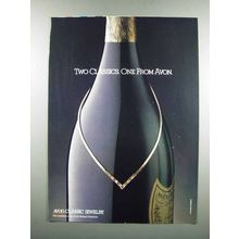 1983 Avon Classic Jewelry Ad - Two Classics - Moet