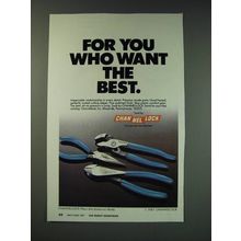 1987 ChannelLock Pliers Ad - For you who want the best.