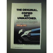 1987 ChannelLock Pliers Ad - The original. Copied but unmatched